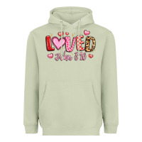 Matcha loved john 3 16 Heavyweight Hoodie - LillyAllenDesigns
