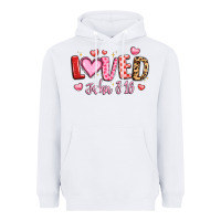 White loved john 3 16 Heavyweight Hoodie - LillyAllenDesigns