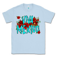 Dusty Blue viva mexico long live mexico Classic Tee - Jasminsmagicworld