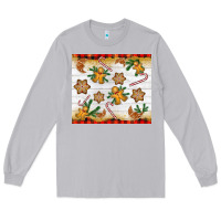 Moon Dust Christmas gingerbread cookies and candy cane Long Sleeve Tee - NancyCooperArtShop