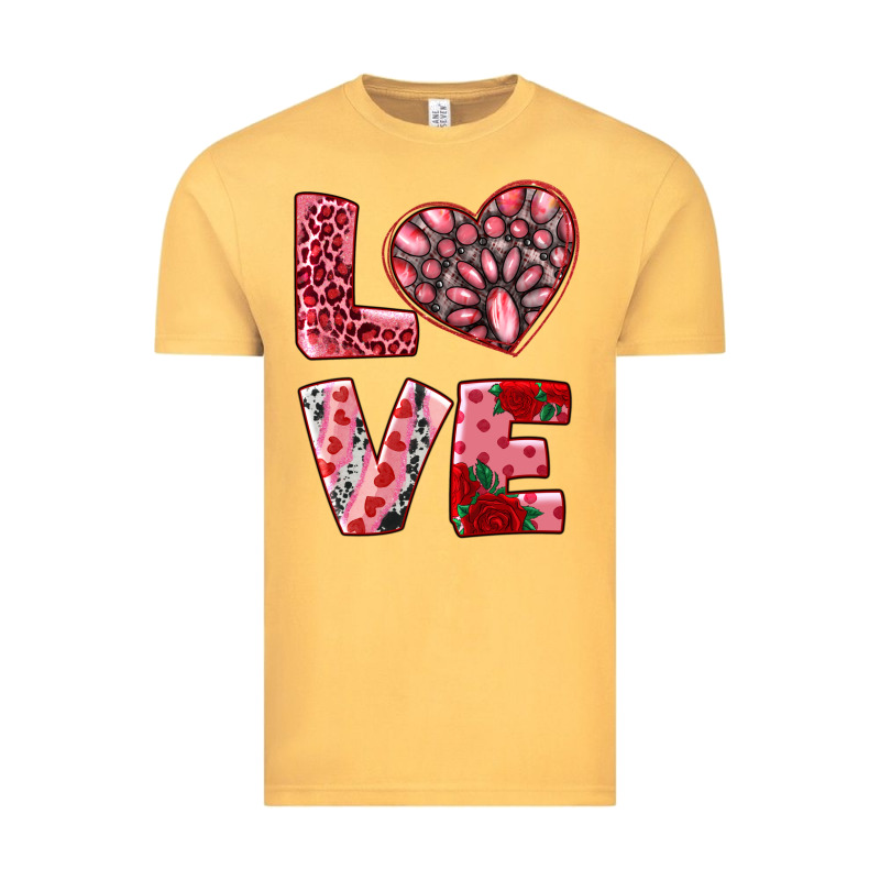 Love  With Pink Gemstone Vintage Tee by RanaPortraitStore | Teevron