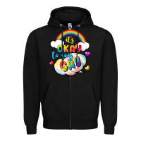 Its Okay To Say Gay Pride Zipper Hoodie | Teevron