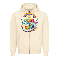 Sandshell its okay to say gay pride Zipper Hoodie - FaDigitalArtStudio