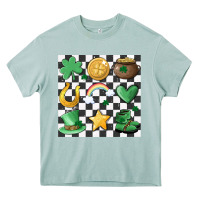 Arona checker board lucky charms Heavy Core Tee - MaliasSmallBusiness