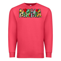 Cardinal floral animal print mama Premium Sweatshirt - CowhideDigitalArt