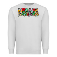 Floral Animal Print Mama Premium Sweatshirt | Teevron
