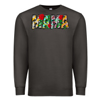 Smoke floral animal print mama Premium Sweatshirt - CowhideDigitalArt