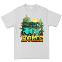 Dove Grey camping caravan home Premium Tee - NancyCooperArtShop