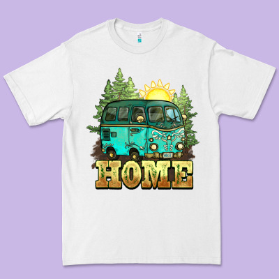 Camping Caravan Home Premium Tee Designed By Nancycooperartshop