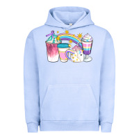 Pigment Grape Ice Unicorn Coffee Cups Urban Hoodie - Artiststas