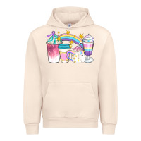 Sandshell Unicorn Coffee Cups Urban Hoodie - Artiststas