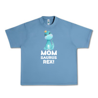 Pebble Blue Mommy Saurus Rex Mom Mom Gift Dino Urban Heavy Tee - Bettercallsaul