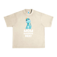 Sandshell Mommy Saurus Rex Mom Mom Gift Dino Urban Heavy Tee - Bettercallsaul