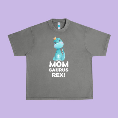 Mommy Saurus Rex Mom Mom Gift Dino Urban Heavy Tee Designed By Bettercallsaul