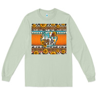 Matcha sunflowers hexagon frame mama Long Sleeve Tee - Jasminsmagicworld