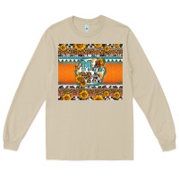 Mushroom sunflowers hexagon frame mama Long Sleeve Tee - Jasminsmagicworld