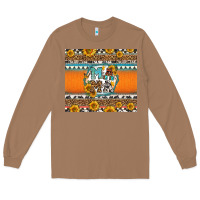Toasted Coconut sunflowers hexagon frame mama Long Sleeve Tee - Jasminsmagicworld