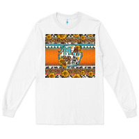 White sunflowers hexagon frame mama Long Sleeve Tee - Jasminsmagicworld