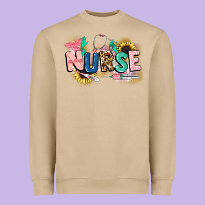 Nurse Heavyweight Sweatshirt Designed By Cowgirlartshop