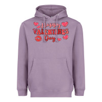 Lavender happy valentine's day Heavyweight Hoodie - LillyAllenDesigns
