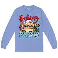 Colony Blue Baking through the snow Long Sleeve Tee - NancyCooperArtShop