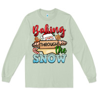Matcha Baking through the snow Long Sleeve Tee - NancyCooperArtShop