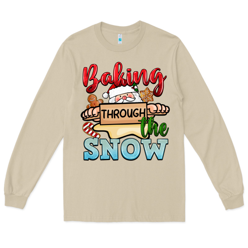 Baking Through The Snow Long Sleeve Tee by NancyCooperArtShop | Teevron