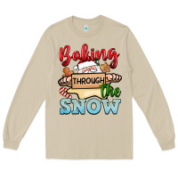 Mushroom Baking through the snow Long Sleeve Tee - NancyCooperArtShop