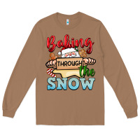 Toasted Coconut Baking through the snow Long Sleeve Tee - NancyCooperArtShop