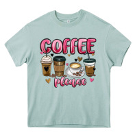 Arona coffee please Heavy Core Tee - MaliasSmallBusiness