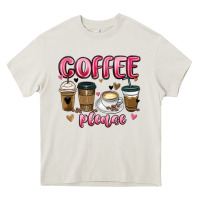 Cream coffee please Heavy Core Tee - MaliasSmallBusiness
