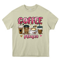 Mossy coffee please Heavy Core Tee - MaliasSmallBusiness