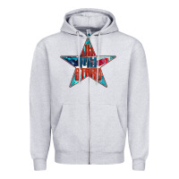 Heather Grey Oh my stars Zipper Hoodie - FaDigitalArtStudio