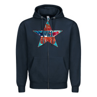 Navy Oh my stars Zipper Hoodie - FaDigitalArtStudio