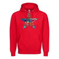 Red Oh my stars Zipper Hoodie - FaDigitalArtStudio