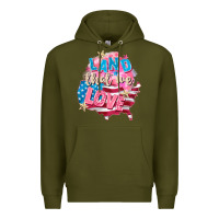 Army Green Merica leopard lightning bolt Premium Hoodie - FaDigitalArtStudio