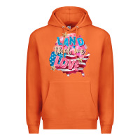 Carrot Merica leopard lightning bolt Premium Hoodie - FaDigitalArtStudio