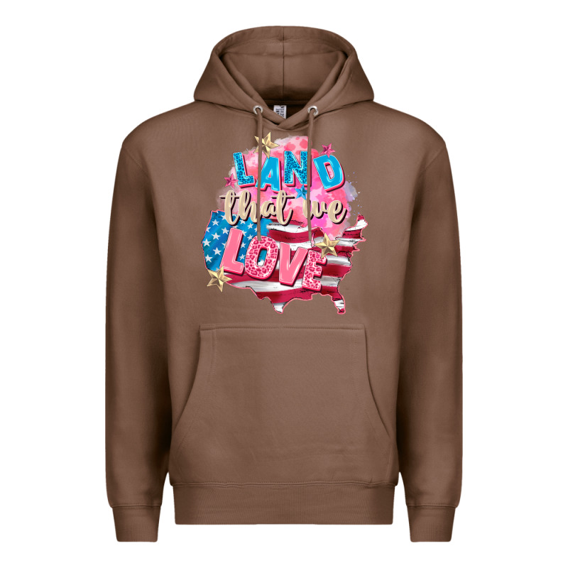 Merica Leopard Lightning Bolt Premium Hoodie by FaDigitalArtStudio | Teevron