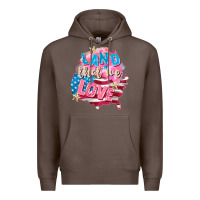 Coffee Merica leopard lightning bolt Premium Hoodie - FaDigitalArtStudio