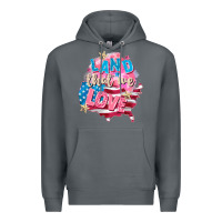 Rock Merica leopard lightning bolt Premium Hoodie - FaDigitalArtStudio