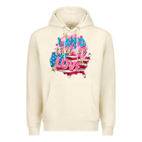 Sandshell Merica leopard lightning bolt Premium Hoodie - FaDigitalArtStudio