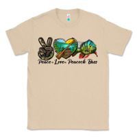 Mushroom Peace Love Peacock Bass Classic Tee - LillyAllenDesigns