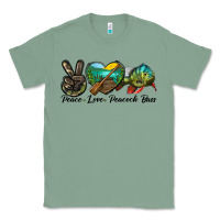 Sage Peace Love Peacock Bass Classic Tee - LillyAllenDesigns