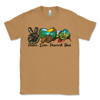 Toasted Coconut Peace Love Peacock Bass Classic Tee - LillyAllenDesigns