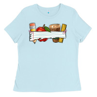 Baby Blue teacher custom Ladies Tee - NancyCooperArtShop