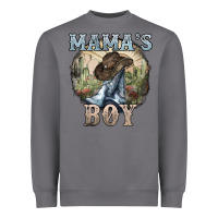 Storm Mama's Boy western Cowboy boots cactus Heavyweight Sweatshirt - HowdyJamesFarm