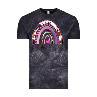 Cloud Black Valentines Day Rainbow, Valentines Day Rainbow Cowhide, Vintage Tee - Bettercallsaul