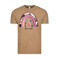 Vintage Coffee Valentines Day Rainbow, Valentines Day Rainbow Cowhide, Vintage Tee - Bettercallsaul