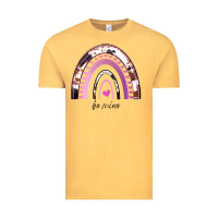 Vintage Mustard Valentines Day Rainbow, Valentines Day Rainbow Cowhide, Vintage Tee - Bettercallsaul