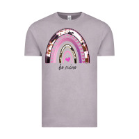 Vintage Zinc Valentines Day Rainbow, Valentines Day Rainbow Cowhide, Vintage Tee - Bettercallsaul